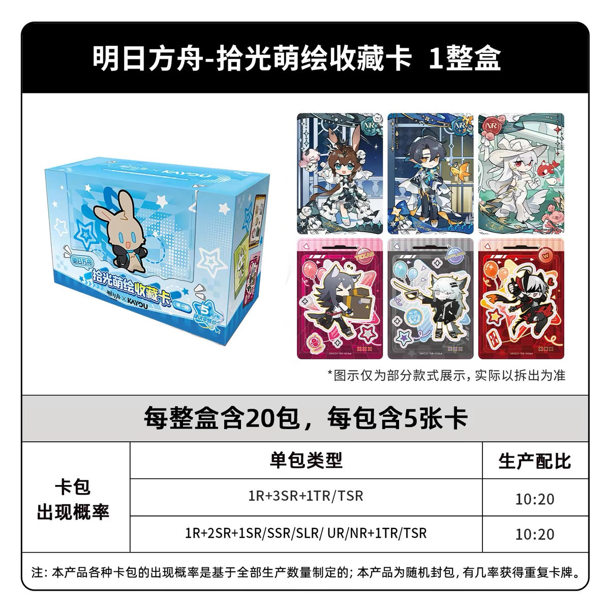 Arknights‑Shining Memories Collectible Cards Wave 1