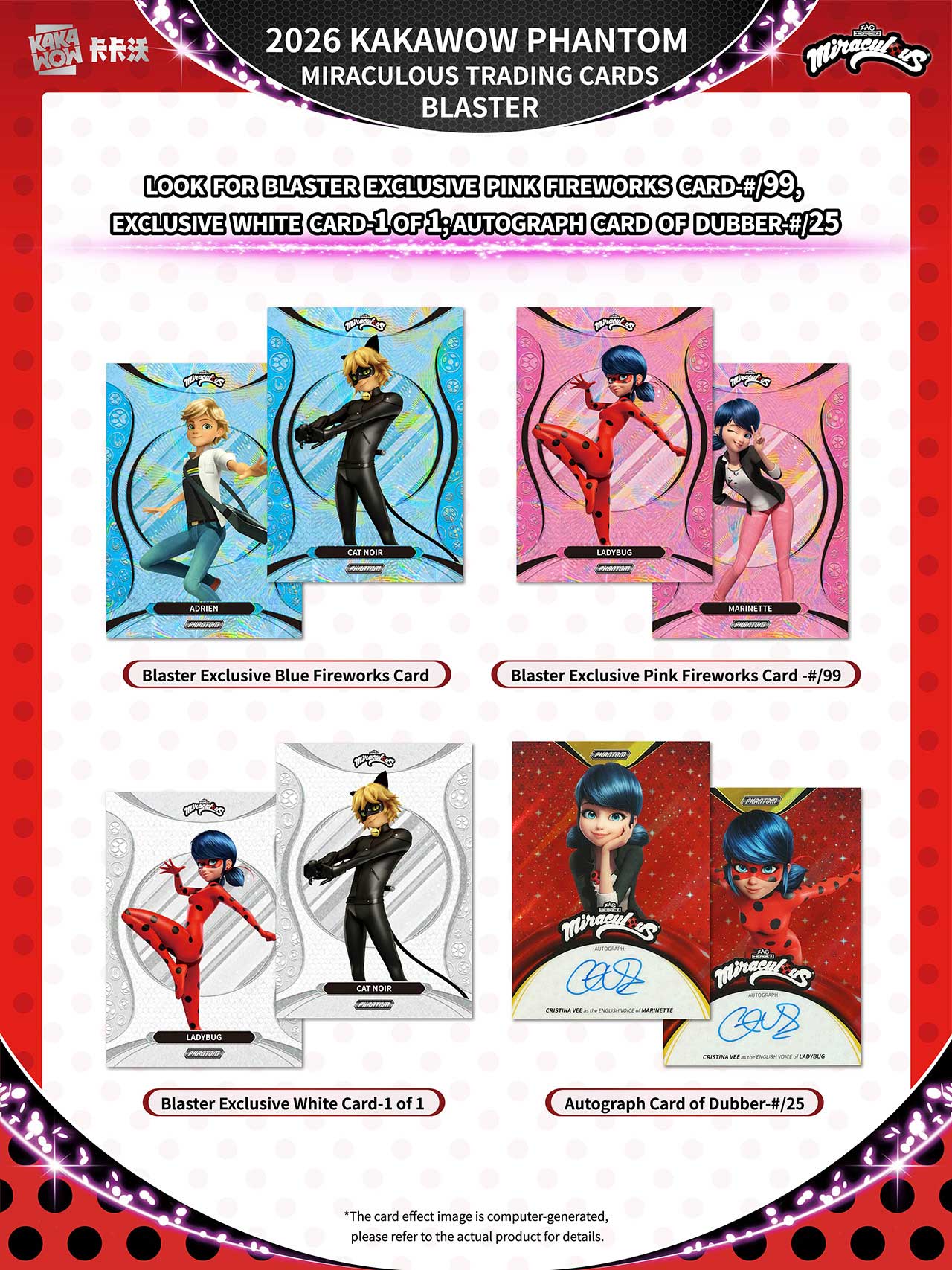 2026 PHANTOM Miraculous Trading Cards - Blaster