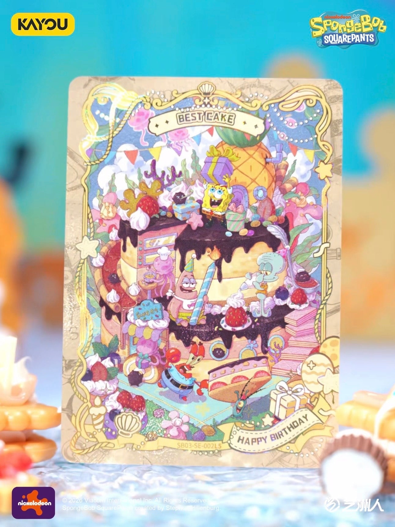 New KAYOU SpongeBob Fun Times Collection Cards Premium Pack Wave 3