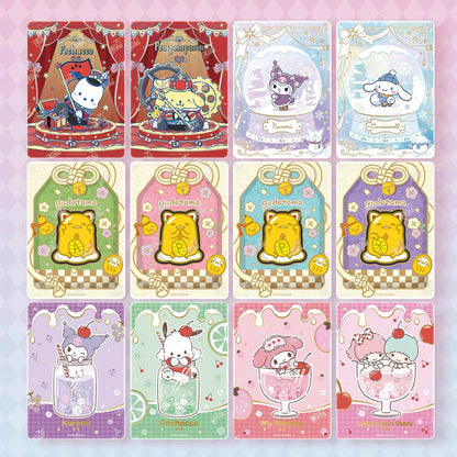 KAYOU Sanrio Family Cute Dream Collectible Cards – Fun Pack Warm Winter Sunny Snow (1 Full Box)