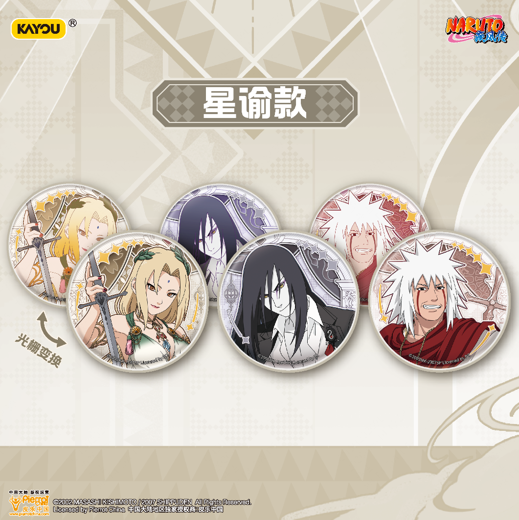 Pre‑order Naruto Tin Badge Series‑Star Oracle Chapter