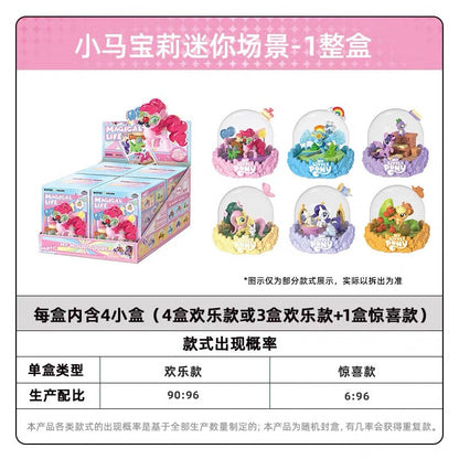 KAYOU My Little Pony Mini Scene Figures – Official Blind Box (1 Full Box)
