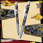 KAYOU Naruto Blind Box Gel Pens - Dynamic Edition [Full Box] | Black Retractable Rollerball Signature Pens, Student-Friendly, High-Aesthetic Sasuke Official Co-Branded Anime Stationery