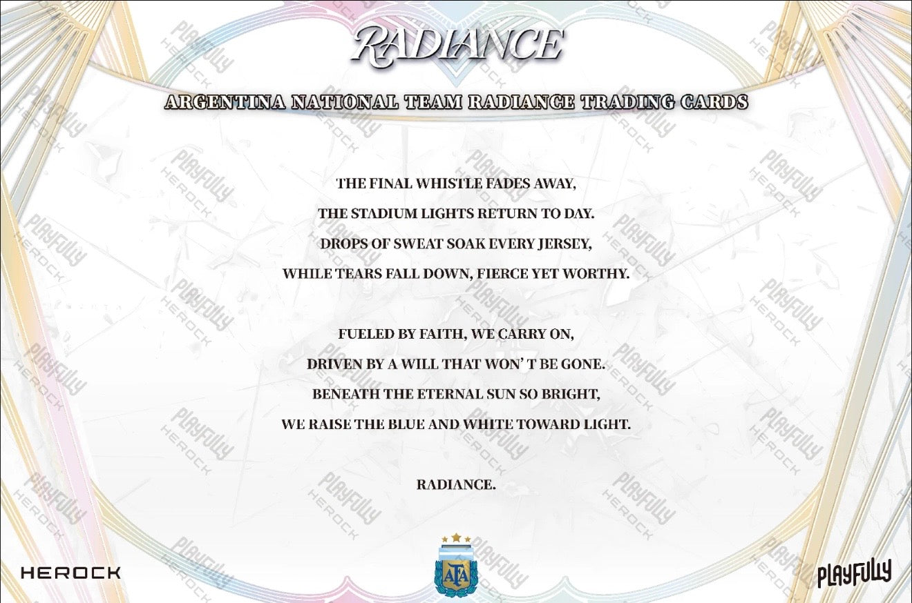 2025 Argentina National Football Team RADIANCE Trading Cards