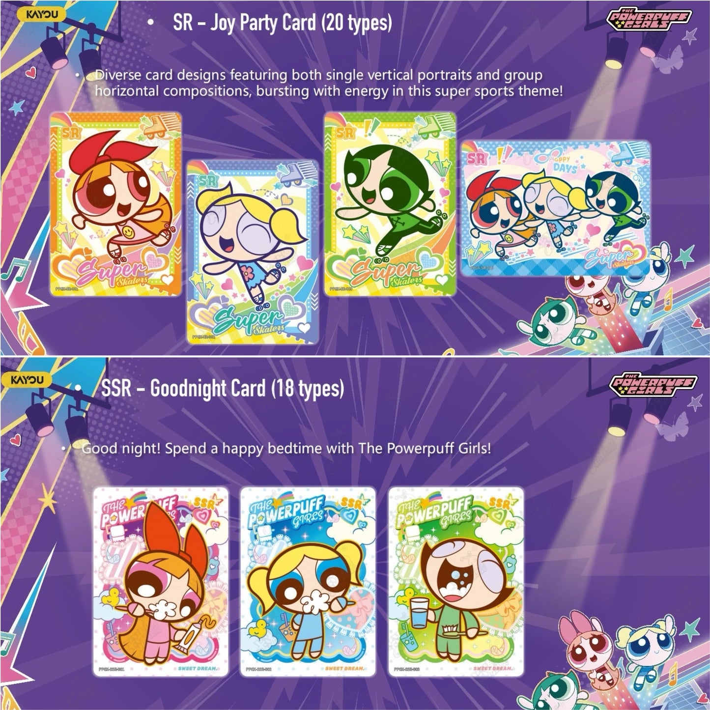 KAYOU THE POWERPUFF GIRLS Collectible Cards-Starlight Edition-001 Collectible Cards-Starlight Edition-001-SEA-Series 1