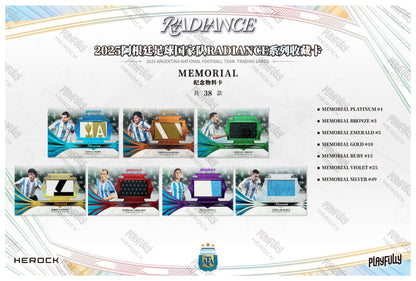 2025 Argentina National Football Team RADIANCE Trading Cards