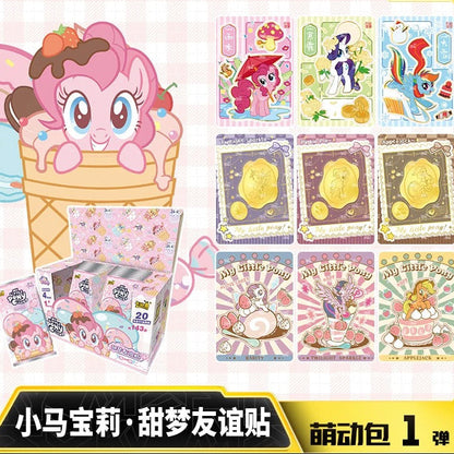 KAYOU My Little Pony Sweet Dream Friendship Sticker & Card Pack | Official Authentic Cards (Full Box / 6 Individual Boxes)