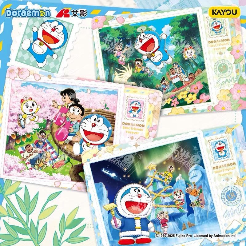 KAYOU Doraemon‑Time Adventure Premium Collection Card‑Fantasy Booster Pack‑Series 1