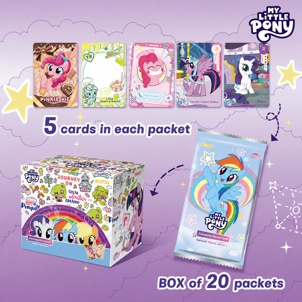 KAYOU My Little Pony-Friendship Eternal Card Rainbow Edition SEA English Version