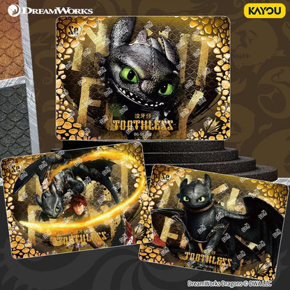 KAYOU How to Train Your Dragon Gale Pack Series 1 Official Licensed Peripheral Card Packs & Cards A full box (contains 18 packs)