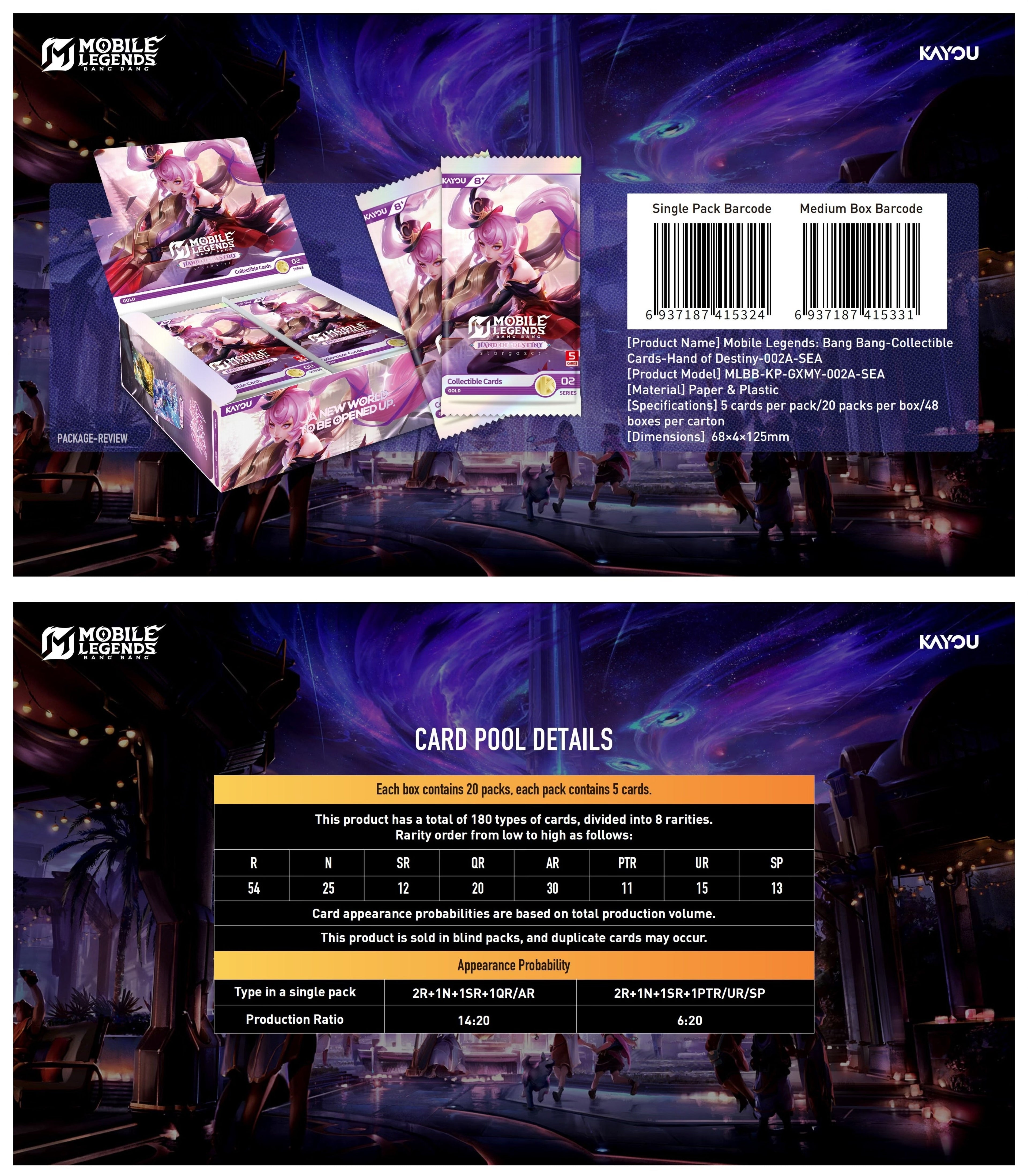 Mobile Legends: Bang Bang-Collectible Cards-Hand of Destiny-002A-SEA KAYOU