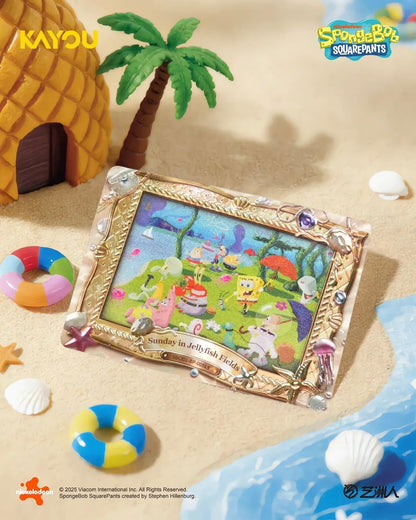 KAYOU English SpongeBob SquarePants-Joyful Moments Collectible Cards-Fashion Edition-001-SEA-Series 1