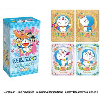 KAYOU Doraemon‑Time Adventure Premium Collection Card‑Fantasy Booster Pack‑Series 1
