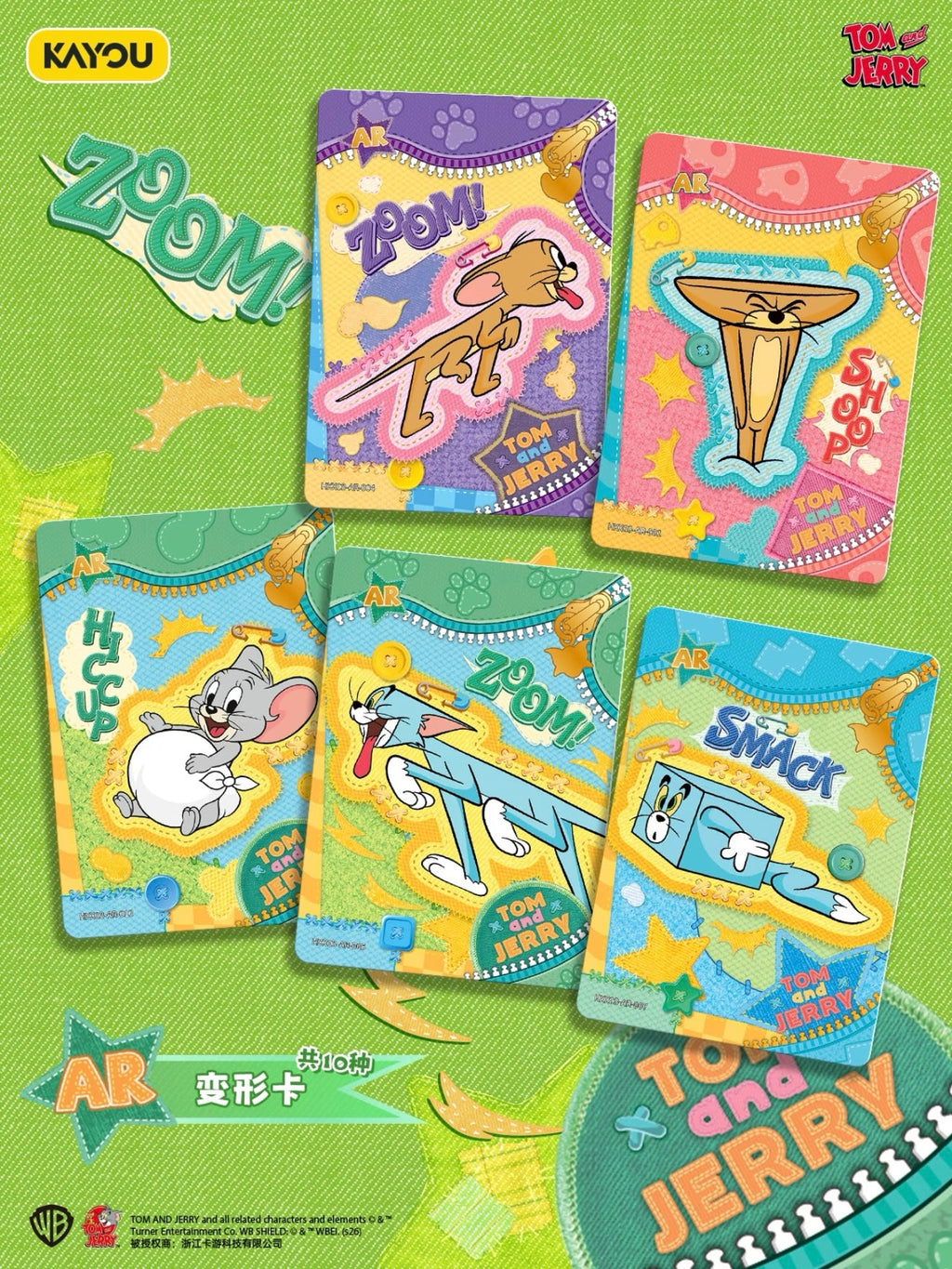 KAYOU Tom and Jerry Rivals Collectible Cards · Variety Booster Pack Series 3