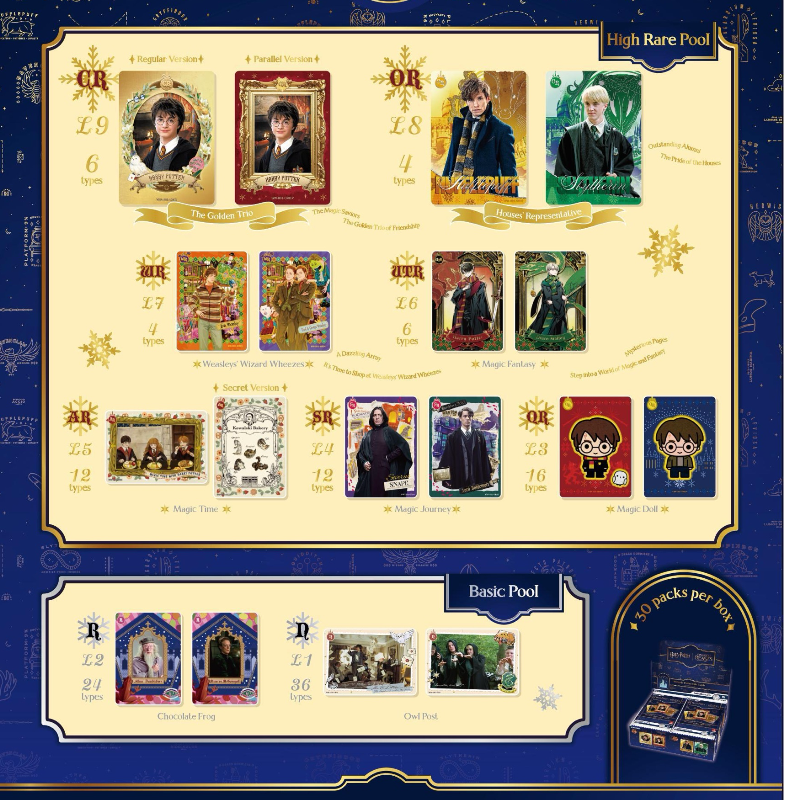 KAYOU Harry Potter Wizard Collection Cards – Departure Edition SEA (English Version)