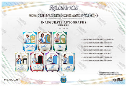 2025 Argentina National Football Team RADIANCE Trading Cards
