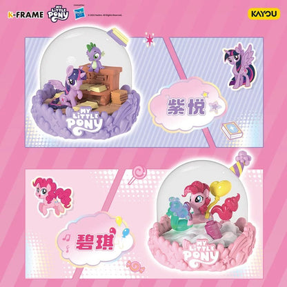 KAYOU My Little Pony Mini Scene Figures – Official Blind Box (1 Full Box)