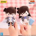 KAYOU Detective Conan Movie "The Blind Alibi" Series Plush Finger Puppet Keychains - Official Licensed Toys, One Full Box (Contains 8 Small Boxes)