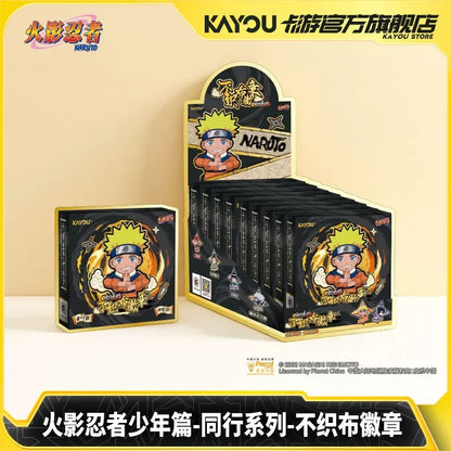 KAYOU Naruto: Shonen Arc Companion Series Non-Woven Fabric Badges - Official Licensed Anime Merchandise Brooches a full box