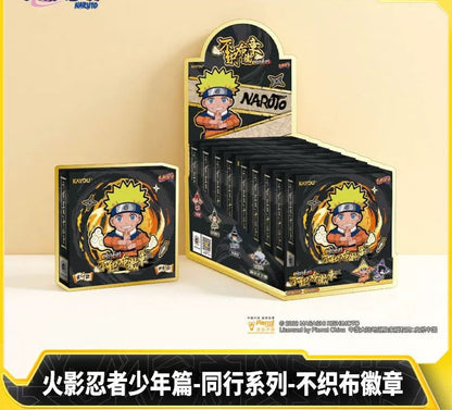 KAYOU Naruto: Shonen Arc Companion Series Non-Woven Fabric Badges - Official Licensed Anime Merchandise Brooches a full box