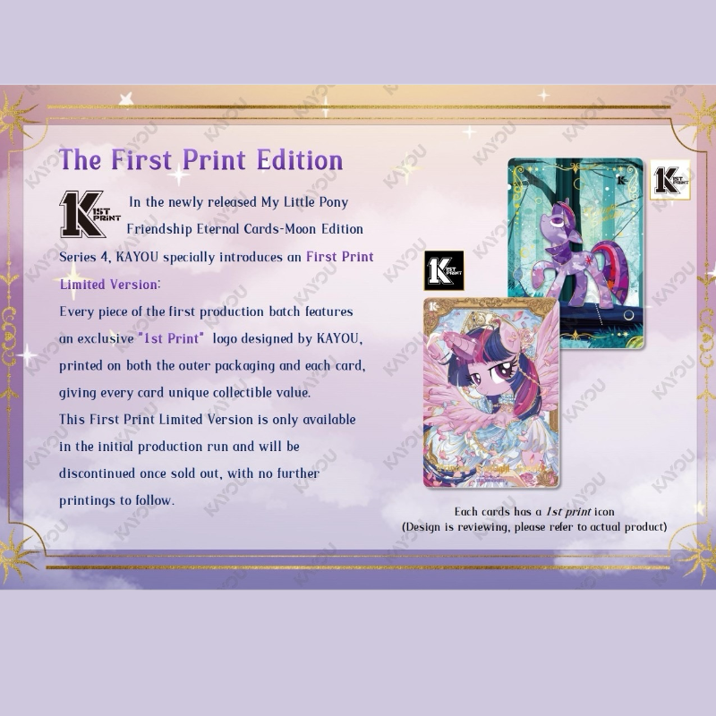 Pre-order My Little Pony-Friendship Eternal Cards-Moon 4 SEA-Series 4 | KAYOU MLP Trading Cards