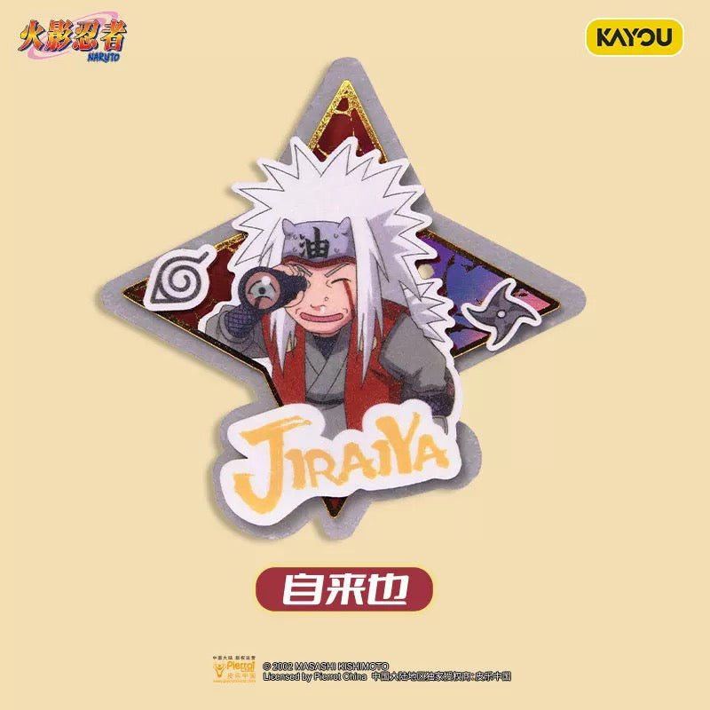 KAYOU Naruto: Shonen Arc Companion Series Non-Woven Fabric Badges - Officially Licensed Anime Merchandise Brooches Full Box