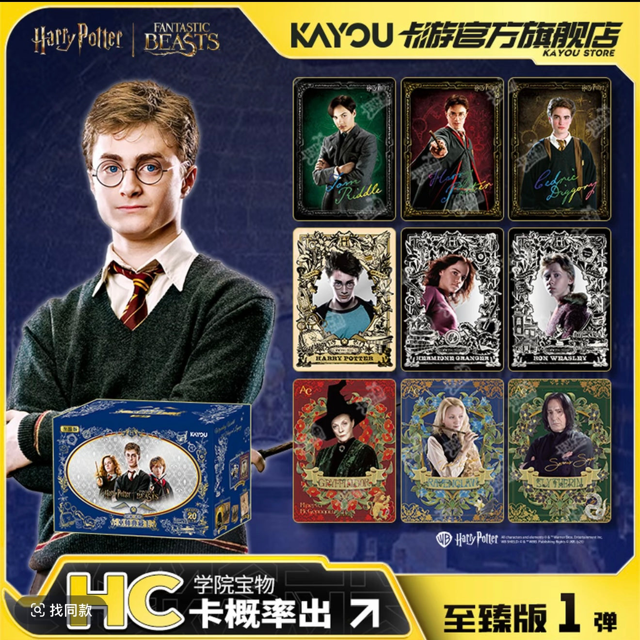 Harry Potter Wizard Collection Cards Ultimate Edition Wave 1 KAYOU Cards
