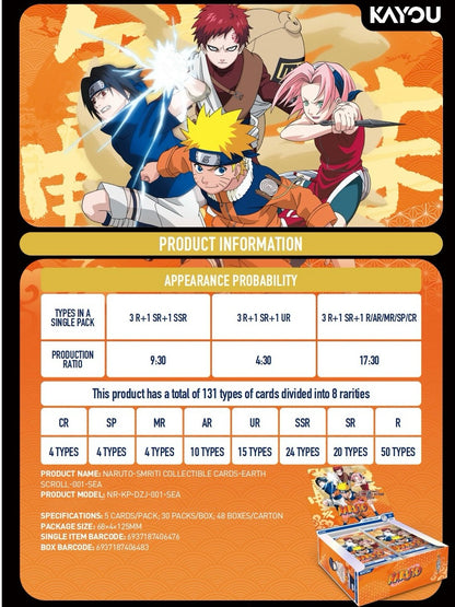 KAYOU NARUTO-Smriti Collectible Cards-Earth Scroll-001-SEA-Series 1（English Version)