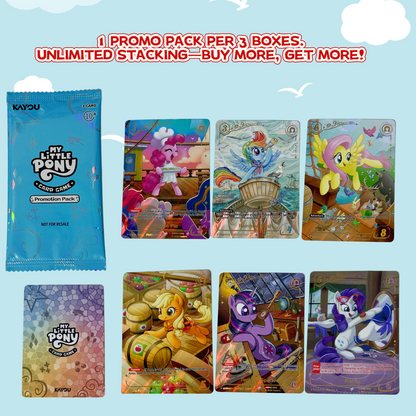 KAYOU My Little Pony Trading Card Game - DISCORD!!! My little pony TCG Booster Pack English Version