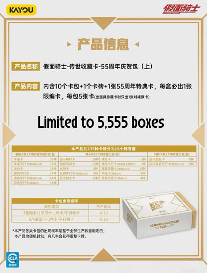 Kamen Rider | 55th Anniversary Celebration Pack-Limited to 5,555 boxes