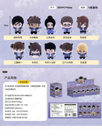 KAYOU Detective Conan Movie "The Blind Alibi" Series Plush Finger Puppet Keychains - Official Licensed Toys, One Full Box (Contains 8 Small Boxes)