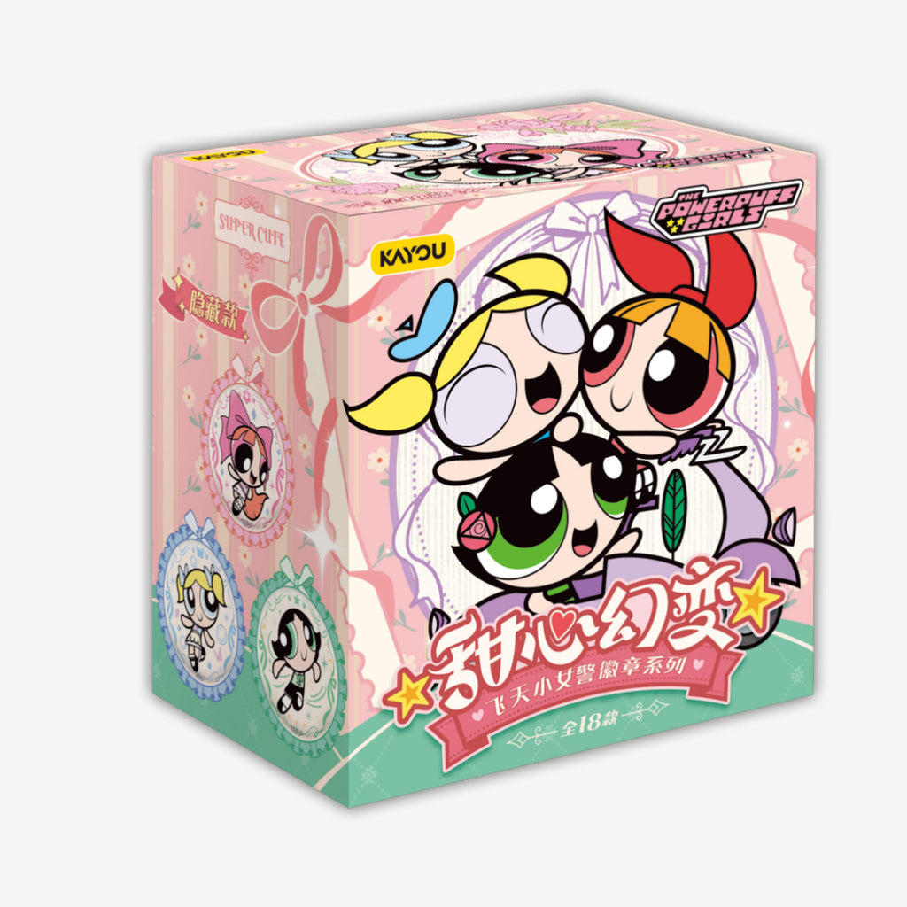 The Powerpuff Girls Tin Badge Collection - Sweet Fantasy Transformation