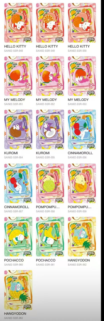 Sanrio Family‑Dreamy Collection Cards‑Premium Pack‑Aroma Tale‑Wave 1