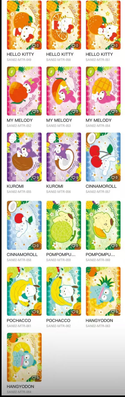 Sanrio Family‑Dreamy Collection Cards‑Premium Pack‑Aroma Tale‑Wave 1