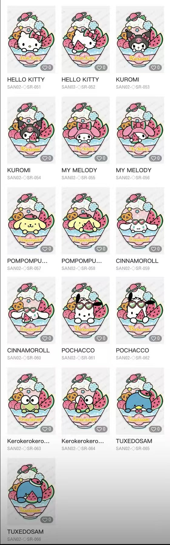 Sanrio Family‑Dreamy Collection Cards‑Premium Pack‑Aroma Tale‑Wave 1
