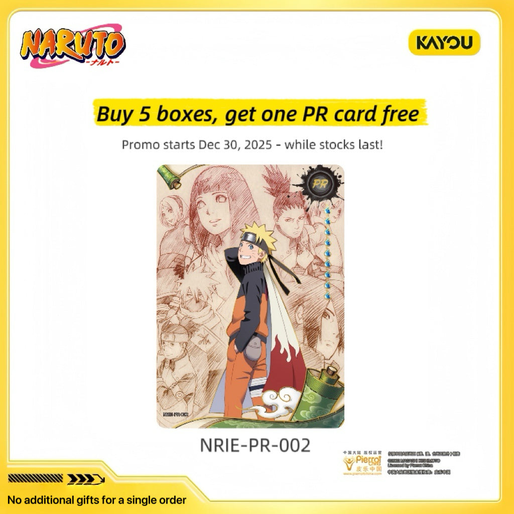 KAYOU NARUTO - Smriti Collectible Card - Chapter Jin Series 2 SEA NARUTO Trading Cards（English version)