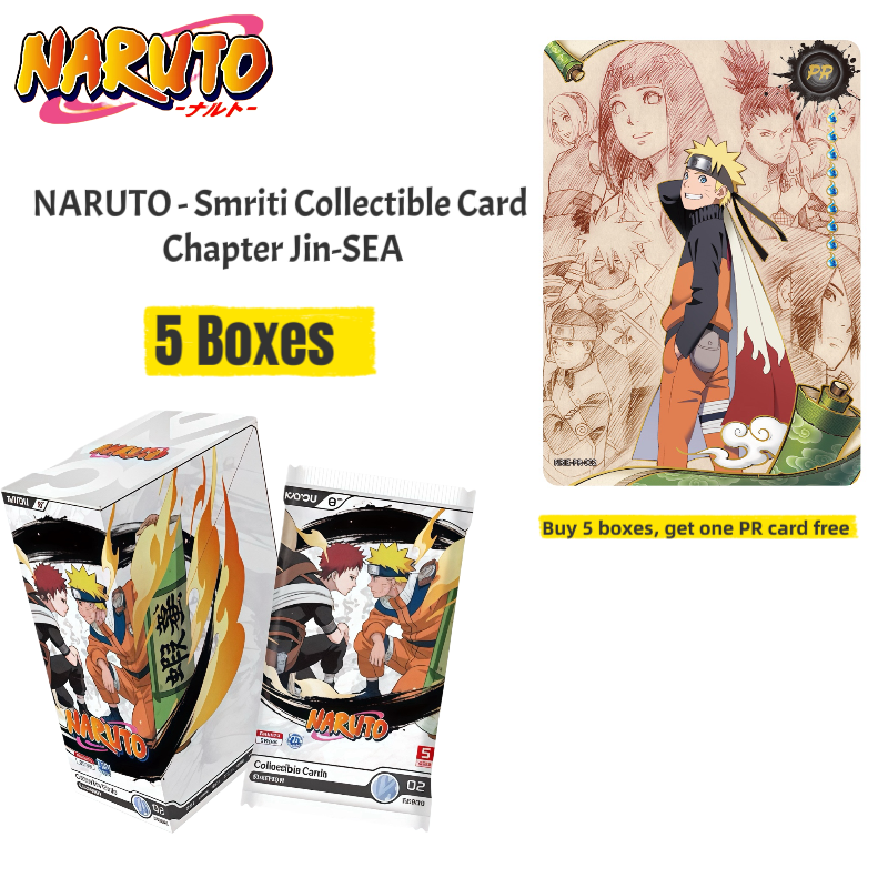 KAYOU NARUTO - Smriti Collectible Card - Chapter Jin Series 2 SEA NARUTO Trading Cards（English version)