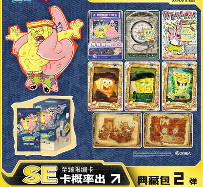 KAYOU SpongeBob Collection Pack Series 2 – Full Box | Official Authentic Card Pack Merchandise & Collectible Trading Cards