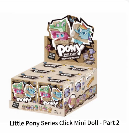 KAYOU My Little Pony Cardboard Box Adventure Click‑Clack Mini Figures Wave 2