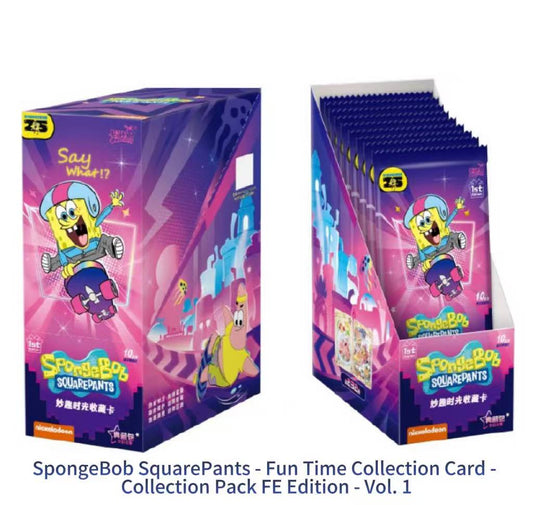 KAYOU SpongeBob Cards - Deluxe Edition FE Version | Full Box Official Authentic Collectible Trading Cards