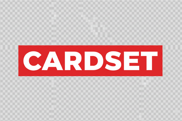 CARDSET Logo 白字版