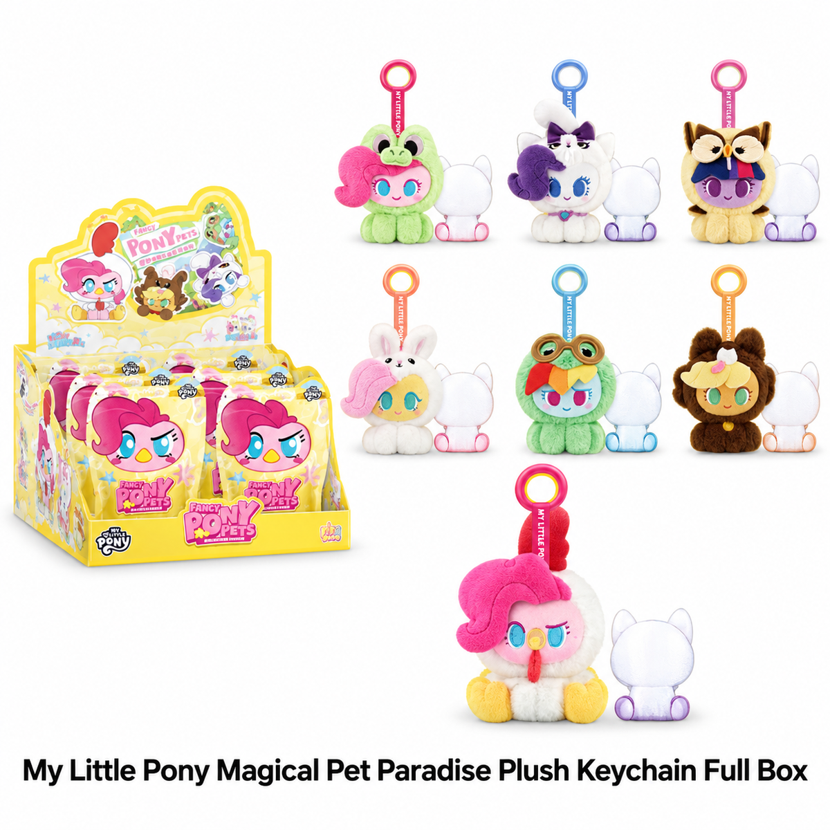 My Little Pony Magical Pet Paradise Plush Keychain Full Box